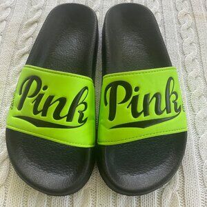 Pink nation slides women's size small